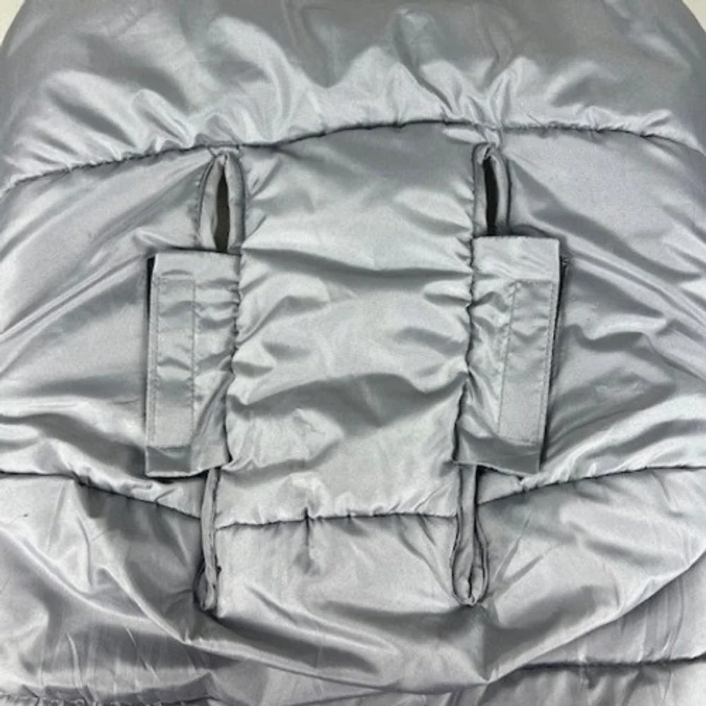 Orzbow Universal Stroller Footmuff Bunting Bag Grey‎ Sherpa Lined Winter Cover